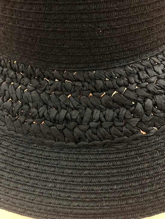 Magid Wide Brim Straw Hat – Black Paper Straw | Classic Summer Sun Hat  Timeless main image 5